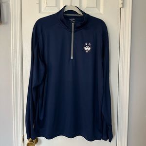 Never worn UConn quarter zip